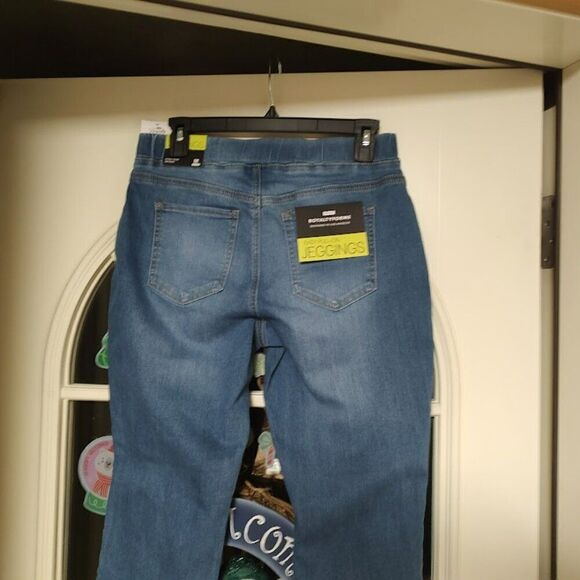 New Royalty For Me Easy Pull On Jeggings High Rise Skinny Size Women's Petite M - Picture 3 of 3